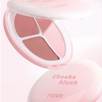 NOVO - Mood Interpretation 3 Colours Blush Palette 2# Warm Tea Apricot - 7.4g von NOVO