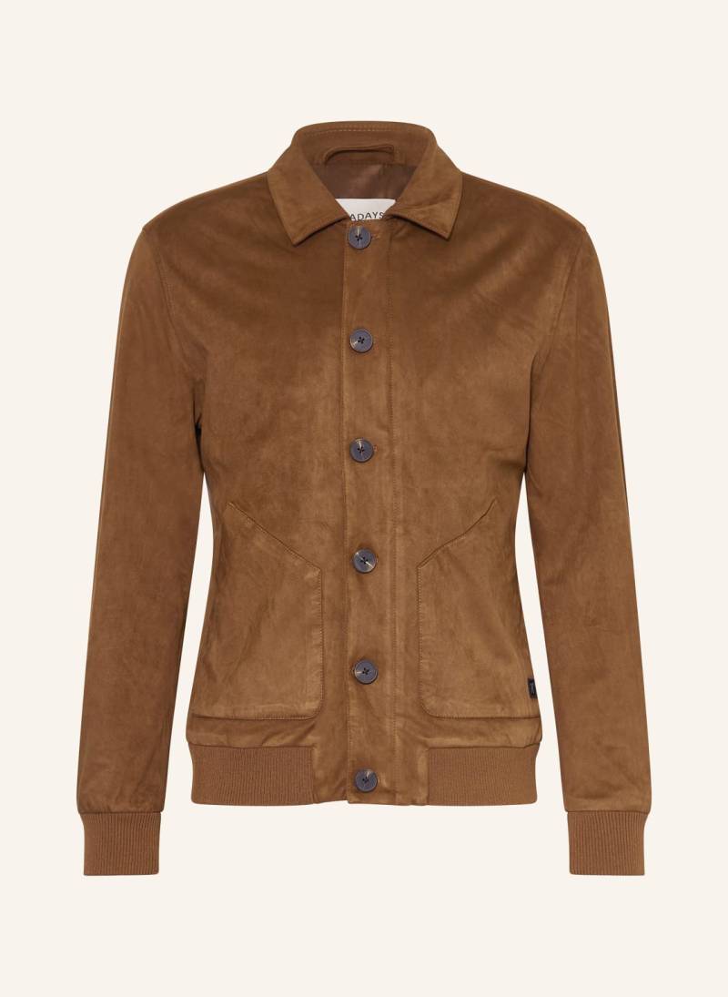 Nowadays Blouson In Lederoptik braun von NOWADAYS