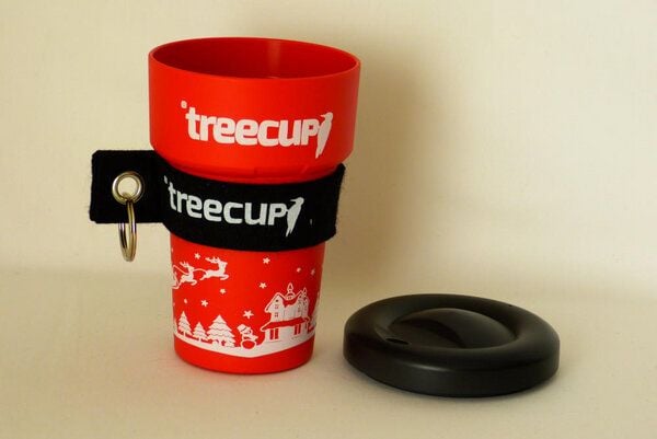 NOWASTE Weihnachts-Becher to-go aus Baumsaft von NOWASTE