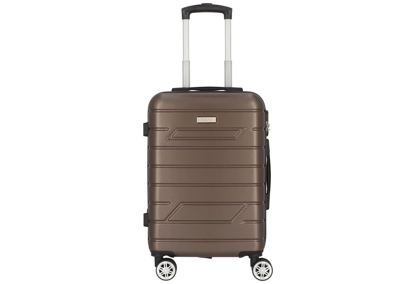 NOWI Handgepäck-Trolley Bergamo, 4 Rollen, ABS von NOWI