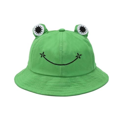 Fischerhüte Damen Anglerhut Frosch Sonnenhut Fischerhut Buckethut Bucket Hut Unisex Eimerhut Faltbar Outdoor Hut Sommermütze Angel Kopfbedeckungen für Camping Wandern Angle von NOXYZA