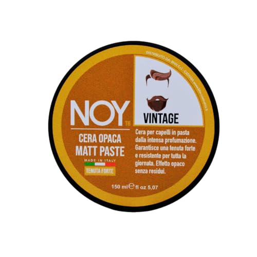 NOY Matt Paste – Wax Vintage – starker Halt – starker Halt – Haarwachs für Herren – Matt-Effekt (150 ml) von NOY