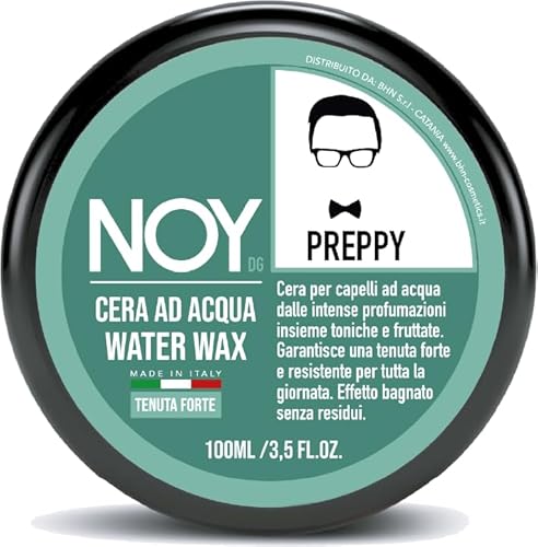 NOY - Water Wax - Wax Preppy - Wasserwachs - starker Halt - kräftiger und fruchtiger Duft - Haarwachs für Herren von NOY