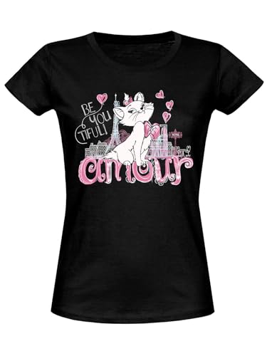 Aristocats Amour T-Shirt Female schwarz, Größe:XL von NP Nastrovje Potsdam