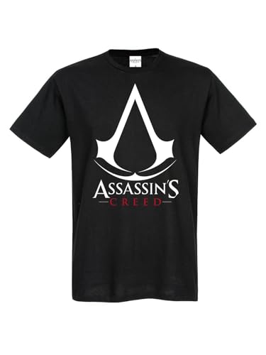 Assassins Creed Classic Game Titles Herren T-Shirt schwarz, Größe:M von NP Nastrovje Potsdam