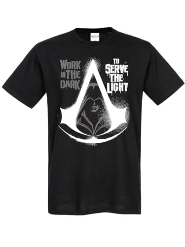 Assassins Creed Classic Symbol Herren T-Shirt schwarz, Größe:L von NP Nastrovje Potsdam