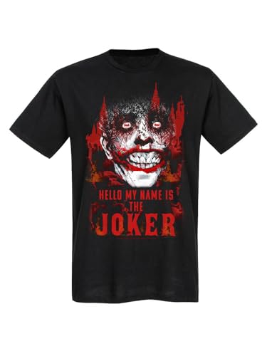 Joker Batman Burn Herren T-Shirt schwarz, Größe:L von NP Nastrovje Potsdam