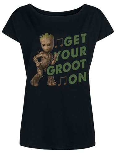 Guardians of The Galaxy Get Your Groot On Loose Shirt Female schwarz, Größe:L von NP Nastrovje Potsdam
