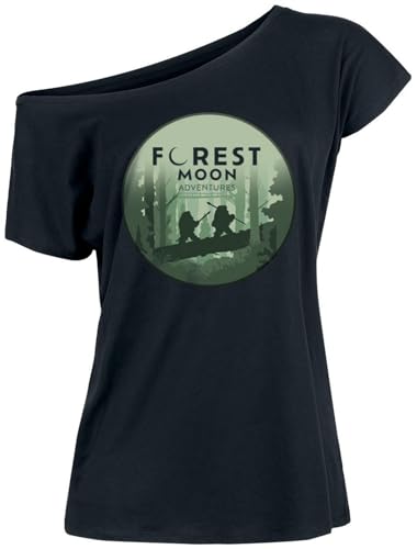 Star Wars Forest Moon Damen Loose-Shirt schwarz, Größe:M von NP Nastrovje Potsdam