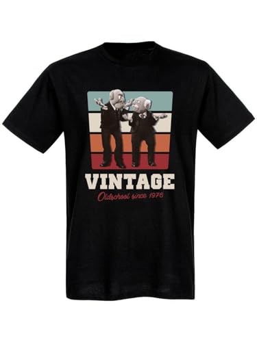 The Muppets Waldorf&Statler Vintage 76 T-Shirt Male schwarz, Größe:M von NP Nastrovje Potsdam