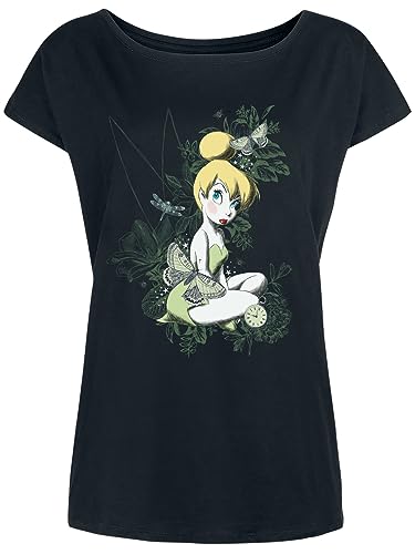 Tinkerbell Fairy Good Life Loose Shirt Female schwarz, Größe:L von NP Nastrovje Potsdam