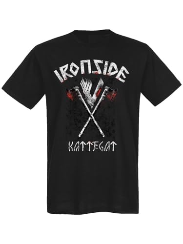 Vikings Ironside Herren T-Shirt schwarz, Größe:XL von NP Nastrovje Potsdam