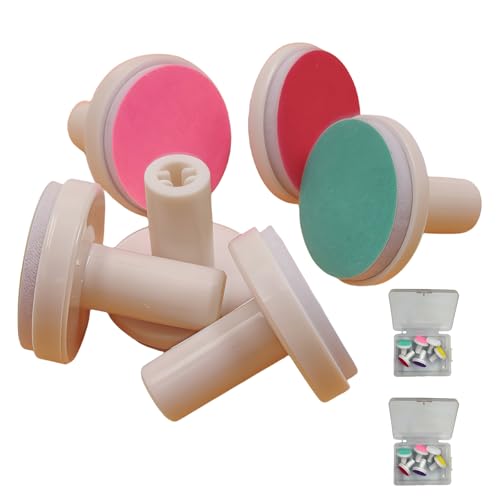 12pcs Ersatzköpfe Für Babynägel Mühle 6 Verschiedene Körnern Sanfte Polierbefindungen Hygienisch Leicht Zu Reinigen Zu Reinigen Toxische Nagelschleifer Ersatzköpfe von NPXUAMTJ