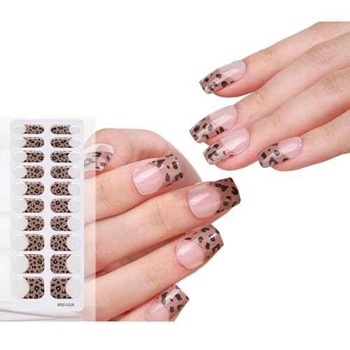 20 Stück Langlebige Halb Ausgehärtete Nagelaufkleber Französischen Stil Halb Ausgehärtete Gel Nagelstreifen Nagellackstreifen Für Frauen 20 Stück Langlebige Halb Ausgehärtete Nagelaufkleber Französischen Stil Halb Ausgehärtete Gel Nagelstreifen Nagellackstreifen Für Frauen von NPXUAMTJ