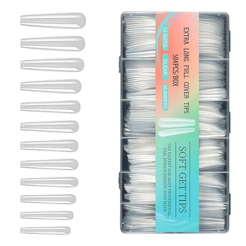 504pcs Vollständige Abdeckungen Tipps Weiche Gel Tipps Acrylnägel Klare Nägel Auf Falsches Für Frauen Transparentes Nagel Für Gelmaniküre Drücken 504pcs Vollständige Abdeckungen Tipps Weiche Gel Tipps Acrylnägel Klare Nägel Auf Falsches Für Frauen Transparentes Nagel Für Gelmaniküre Drücken von NPXUAMTJ