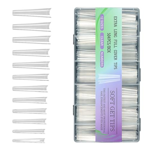 504pcs Vollständige Abdeckungen Tipps Weiche Gel Tipps Acrylnägel Klare Nägel Auf Falsches Für Frauen Transparentes Nagel Für Gelmaniküre Drücken 504pcs Vollständige Abdeckungen Tipps Weiche Gel Tipps Acrylnägel Klare Nägel Auf Falsches Für Frauen Transparentes Nagel Für Gelmaniküre Drücken von NPXUAMTJ