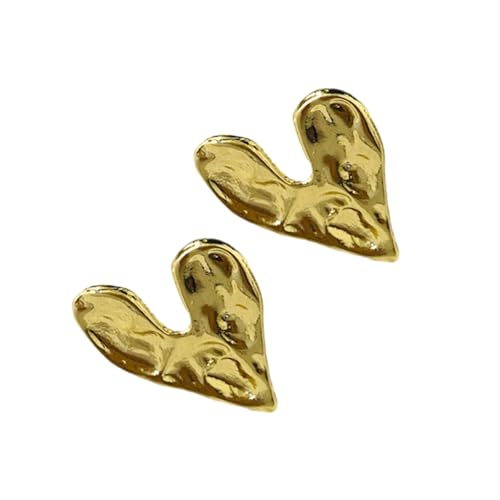 Auffällige Unregelmäßige Herzform Ohrringe Für Frauen Styles Legierung Ohrohrschstene Modeschmuck Für Täglich Kreative Herzohrringe von NPXUAMTJ