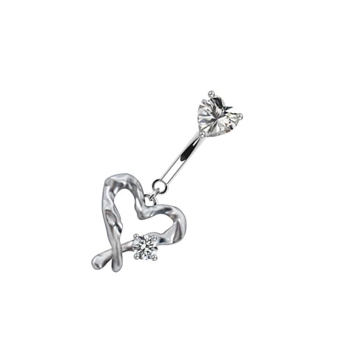 Bauchnabel Ringe Bauchnabel Schmuck Piercing Rings Quasten Schmuck Edelstahl Textur Für Mode Frauen Einzigartiger von NPXUAMTJ