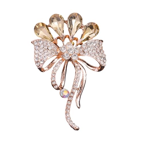 Blumenthema Brosche Multifirtional Steine Schmuck Um Alle Ensembles Zu Erhöhen Die Für Verschiedene Anlässe Geeignet Sind Funkelnde Brosche Pin von NPXUAMTJ