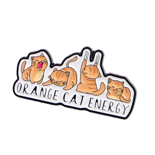 Cartoon Cats Alphabets Brosche Legierung Schmuck Accessoire Für Lässige Outfits Taschen Hüte Teenager Frauen Geschenk Für Ihren Trendigen Cartoon Katzen von NPXUAMTJ