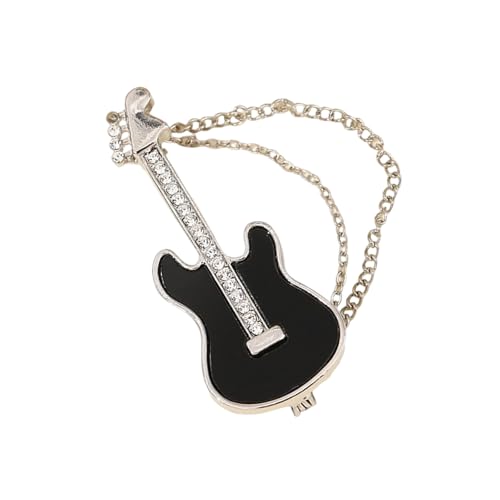 Corsage Pin Gitarre Form Einzigartige Brosche Pin Kleidung Schmuck Legierung Textur Geeignet Für Freundschaft Und Feier Gitarre Brosche von NPXUAMTJ