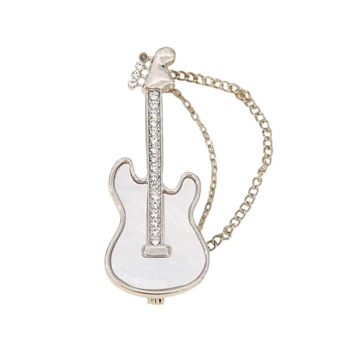 Corsage Pin Gitarre Form Einzigartige Brosche Pin Kleidung Schmuck Legierung Textur Geeignet Für Freundschaft Und Feier Gitarre Brosche von NPXUAMTJ