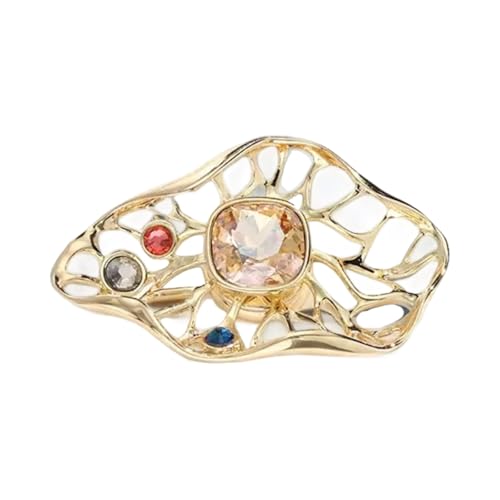 Dauerhafte Blattbrosche Sanfte Verschluss Technologie Leichtes Schmuckstück Stylish Badhe Pin Für Tägliches Styling Leichter Magnetschmuck von NPXUAMTJ