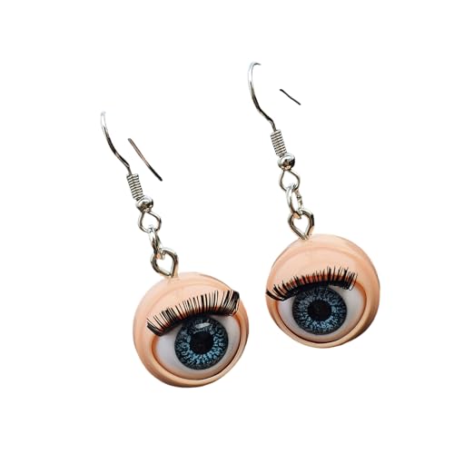 Edgy Hip Hop Doll Eye Acrylohrringe Punk Fashion Schmuck Punk Ohrohrschstene Für Tägliche Verschleiß Und Partys Hip Hop Ohrohrschstene von NPXUAMTJ