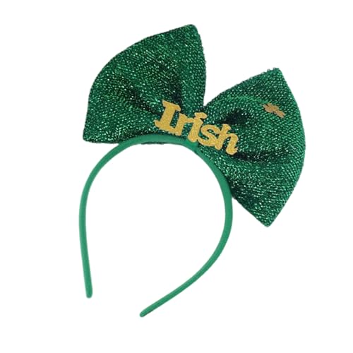 Einzigartiges Bowknot Stirnband Mit Shamrock Designs Haare Erklärungen Für Feiertagsfeiern Und Thematische Veranstaltung Bequeme Kopfbequeme Bequemes Elastisches Stirnband von NPXUAMTJ