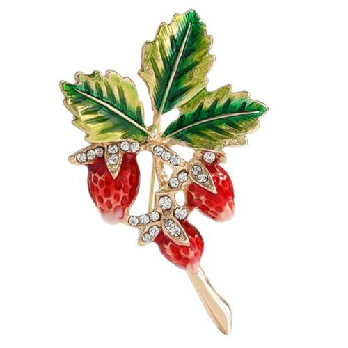 Elegante Emaillierte Stile Pnecone Broschlegierbasis Mit Kristallen Mehrzweck Modeaccessoire Einzigartig von NPXUAMTJ