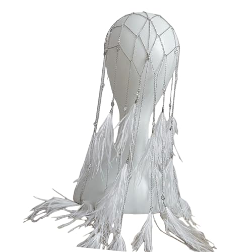 Elegante Gefiederte Quasten Kopfstück Haarschmuck Styles Haarband Schmuck Für Hochzeiten Und Ferien von NPXUAMTJ