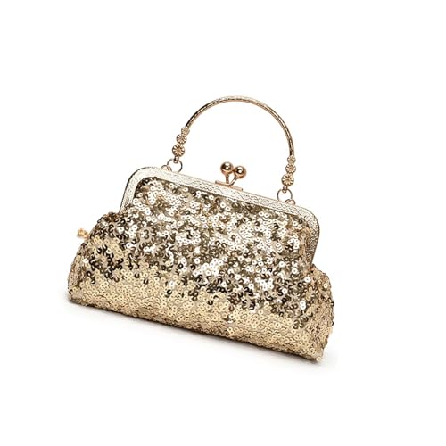 Frauen Hobos Handtasche Süße Pailletten Schulter Toted Geldbörsen Mit Kiss Casual Crossbody Tasche Mit Abnehmbarer Kette Frauen Hobos Handtasche von NPXUAMTJ