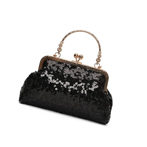 Frauen Hobos Handtasche Süße Pailletten Schulter Toted Geldbörsen Mit Kiss Casual Crossbody Tasche Mit Abnehmbarer Kette Frauen Hobos Handtasche von NPXUAMTJ