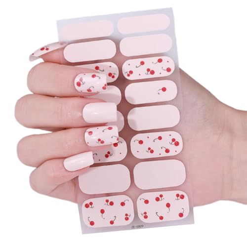 French Tip Nails Polish Strips Nails Art Sticker Glittering Gels Nails Strips Gels Nails Wraps Nails Art Decoration von NPXUAMTJ