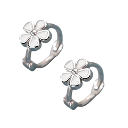 Gänseblümchen Bolzen Ohrringe Blütenförmige Ohrhöfe Trendy Japaner Inspirierter Schmuck Für Freizeitverschleiß Und Partyzubehör Gold Plattiert Blumenohrschmuck von NPXUAMTJ