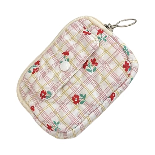 Geldbörse mit Cartoon-Motiv, koreanische Stile, Kleingeldtasche, kleine Aufbewahrungstasche, Kleingeldbörse, Geld, Münzbeutel, koreanische Stile, kleine Aufbewahrung, Blumengeldbörse, Make-up, D, Mass von NPXUAMTJ