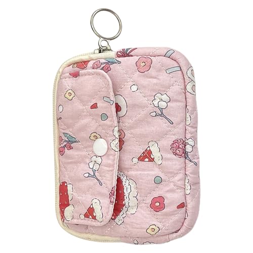 Geldbörse mit Cartoon-Motiv, koreanische Stile, Kleingeldtasche, kleine Aufbewahrungstasche, Kleingeldbörse, Geld, Münzbeutel, koreanische Stile, kleine Aufbewahrung, Blumengeldbörse, Make-up, e, Mass von NPXUAMTJ