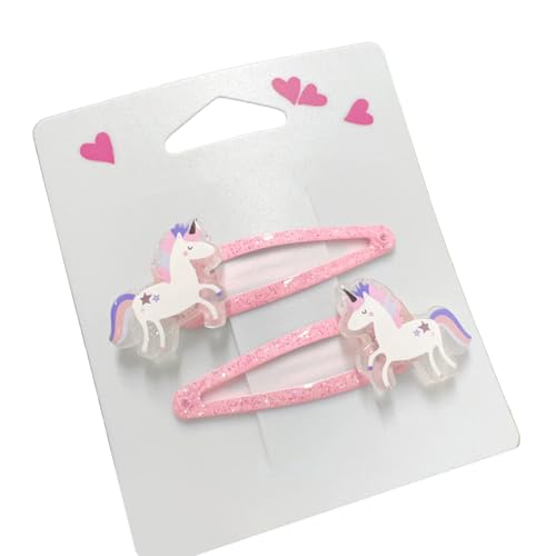 Haarspangen für Mädchen, glitzernde Schmetterlinge und Cupcakes, 2 Stück, Cartoon-Haarnadel, Haarschmuck, Kinderhaar-Accessoire-Set von NPXUAMTJ