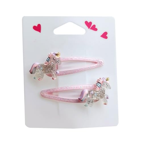 Haarspangen für Mädchen, glitzernde Schmetterlinge und Cupcakes, 2 Stück, Cartoon-Haarnadel, Haarschmuck, Kinderhaar-Accessoire-Set von NPXUAMTJ