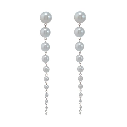 Handgefertigte Ohrringe Perlen Tassels Frauen Dangle Perlen Textur Geeignet Für Party Und Hochzeiten Formelle Anlass Ohrringe von NPXUAMTJ