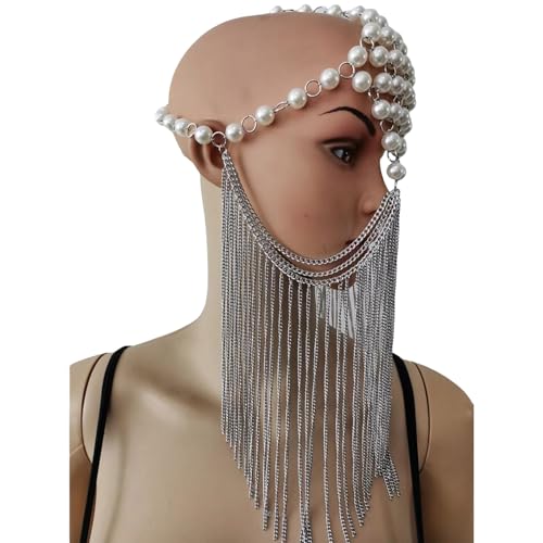Handgefertigte Perlen Kopfkette Stilvolle Frauen Stirnband Quasten Form Kopfbedeckung Carnivals Kostümzubehör Event Kopfbedeckung Kopfstücke Handgefertigte Perlen Kopfkette Stilvolle Frauen Stirnband Quasten Form Kopfbedeckung Carnivals Kostümzubehör Event Kopfbedeckung Kopfstücke von NPXUAMTJ