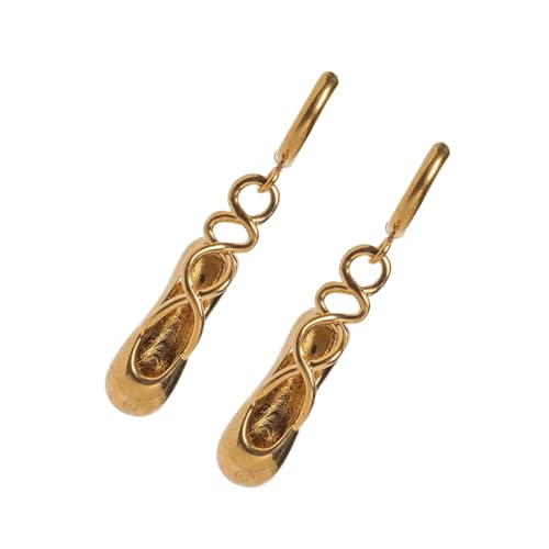 Kirschen Blüten Ballettschuhohrringe Vintage Inspirierte Schmuck Mit Sicheren Bolzen Rückspendern Ohrhänger Für Sensible Ohr von NPXUAMTJ