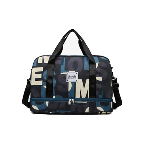 Kompakte Faltbare Trainingsbeutel Extra Schuhspeicherfach Hochstärke Oxford Handtasche Für Business Trip Wanderung Separater Aufbewahrungsreisen Organizer Kompakte Faltbare Trainingsbeutel Extra Schuhspeicherfach Hochstärke Oxford Handtasche Für Business Trip Wanderung Separater Aufbewahrungsreisen Organizer von NPXUAMTJ
