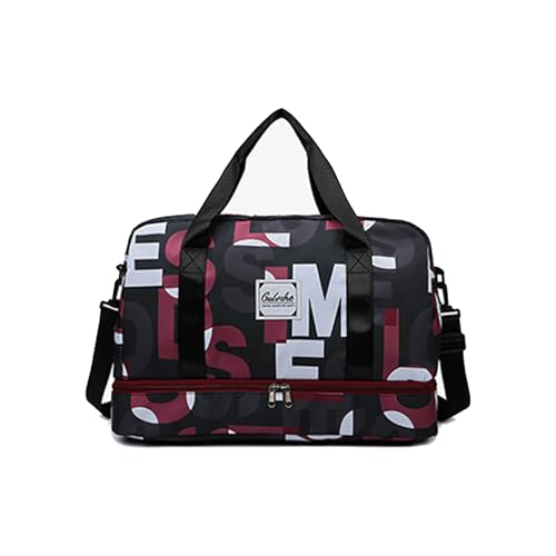 Kompakte Faltbare Trainingsbeutel Extra Schuhspeicherfach Hochstärke Oxford Handtasche Für Business Trip Wanderung Separater Aufbewahrungsreisen Organizer Kompakte Faltbare Trainingsbeutel Extra Schuhspeicherfach Hochstärke Oxford Handtasche Für Business Trip Wanderung Separater Aufbewahrungsreisen Organizer von NPXUAMTJ