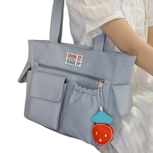 Lässige Nylon Unterarmtasche Mit Mehreren Taschen Und Reißverschlüssen Große Schultertasche Für Den Täglichen Gebrauch von NPXUAMTJ