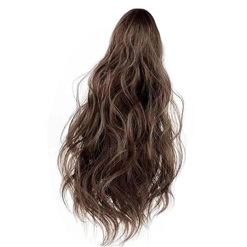 Mädchen Hair Piece Haarverlängerungen Ponytail Coser Kopfbedeckung Chignons Zeigen Kleine Gesicht Vielseitige Lockige Perücken Täglich Verschleiß von NPXUAMTJ