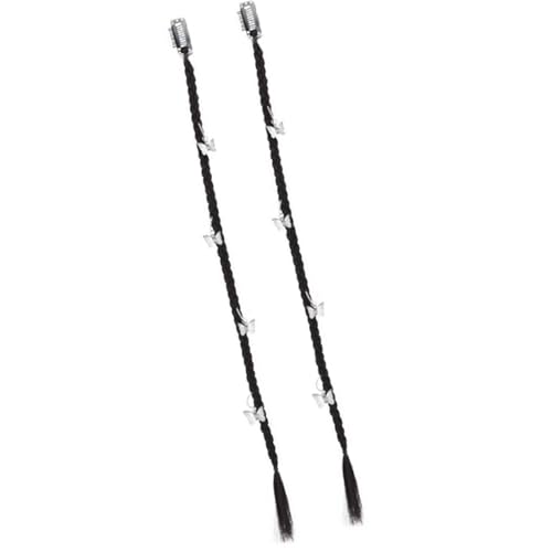 Mädchen Hair Piece Hair Extension Ponytail Cosser Kopfbedeckung Chignons Zeigen Kleine Gesicht Vielseitige Lockige Perücken Täglich Synthetische Twist Zöpfe Mit Accessoires von NPXUAMTJ