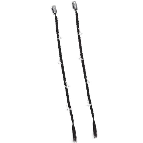 Mädchen Hair Piece Hair Extension Ponytail Cosser Kopfbedeckung Chignons Zeigen Kleine Gesicht Vielseitige Lockige Perücken Täglich Synthetische Twist Zöpfe Mit Accessoires von NPXUAMTJ