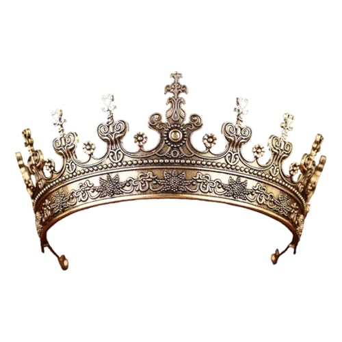 Metall Halfcircle Tiaras Stirnbänder Für Damen Baroquely Kronstück Großartig Für Partys Und Besondere Anlass Kopfstück Luxus Haarverzierung von NPXUAMTJ