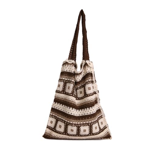 Mode Strick Umhängetasche Mit Ethnischem Muster Multi Funktionaler Speicherplatz Bequemer Tragen Ideal Für Reise Enthusiasten Ethnische Crossbody Tasche Für Frauen von NPXUAMTJ